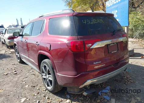 2017 GMC Acadia Denali из США, поврежденный, VIN 1GKKNXLS4HZ198643